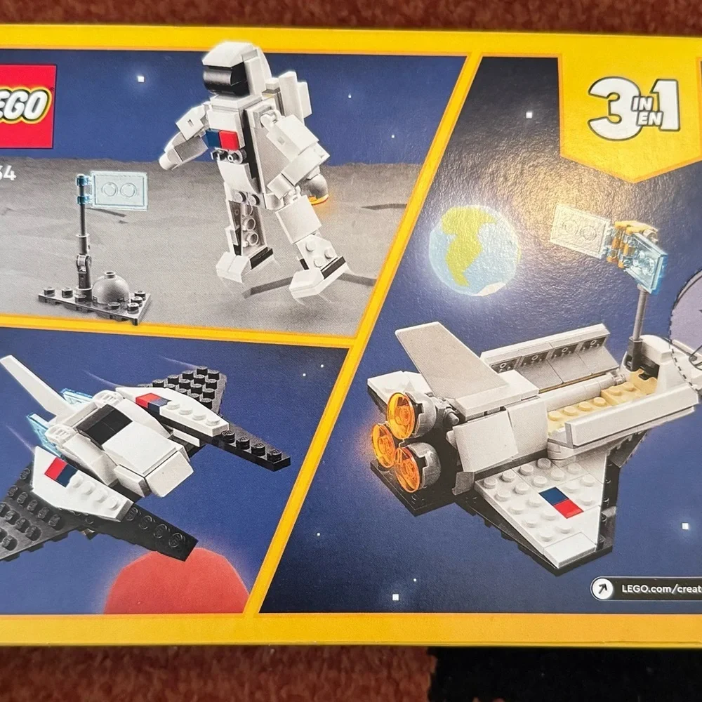 LEGO Creator 3 in 1 Space Shuttle Building Toy